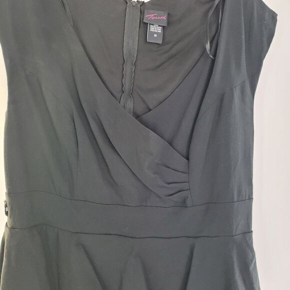 Torrid peplum black wiggle dress - Picture 6 of 8